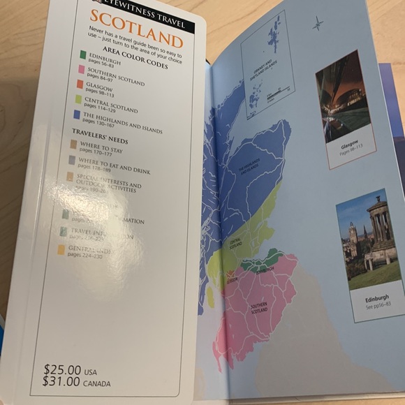 New Scotland Travel Guide Books DK Eyewitness + Kids History Guide Edinburgh - Picture 7 of 7